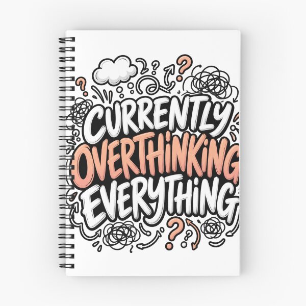 Item preview, Currently Overthinking Everything – Funny Overthinking Mental Chaos Typography Design designed and sold by okay 2 look .
