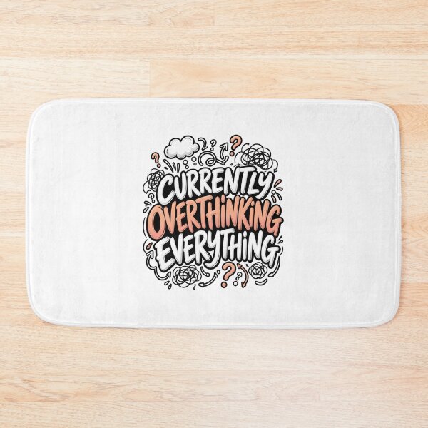 Item preview, Currently Overthinking Everything – Funny Overthinking Mental Chaos Typography Design designed and sold by okay 2 look .