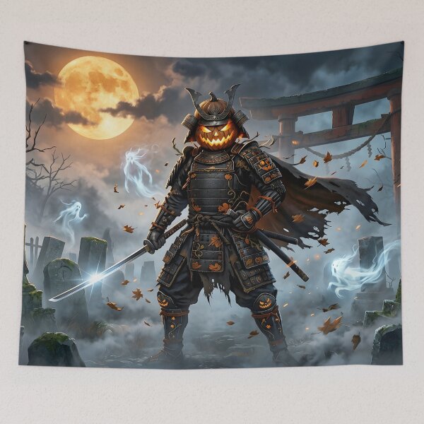 Item preview, The Last Samurai of Halloween designed and sold by zakvisuals.