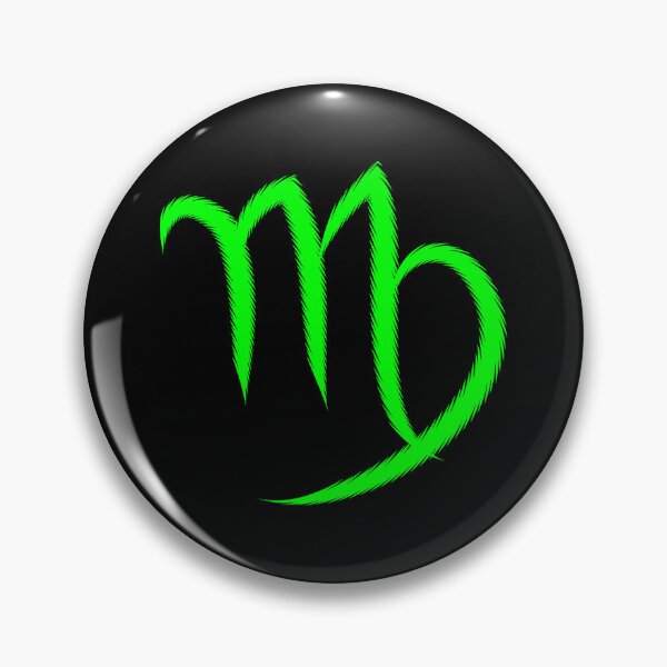 Item preview, Lime Virgo Maiden Zodiac Symbol Design designed and sold by pattern-archive.