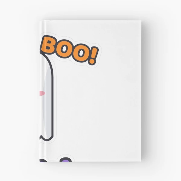 Boo Crew - Cute Ghost Marshmallow Pip Halloween — Spiral Notebook by BiMood