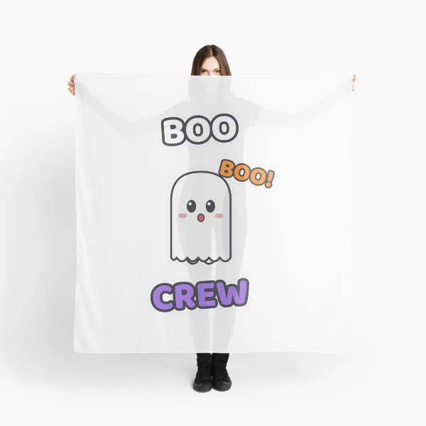 Boo Crew - Cute Ghost Marshmallow Pip Halloween — Scarf by BiMood