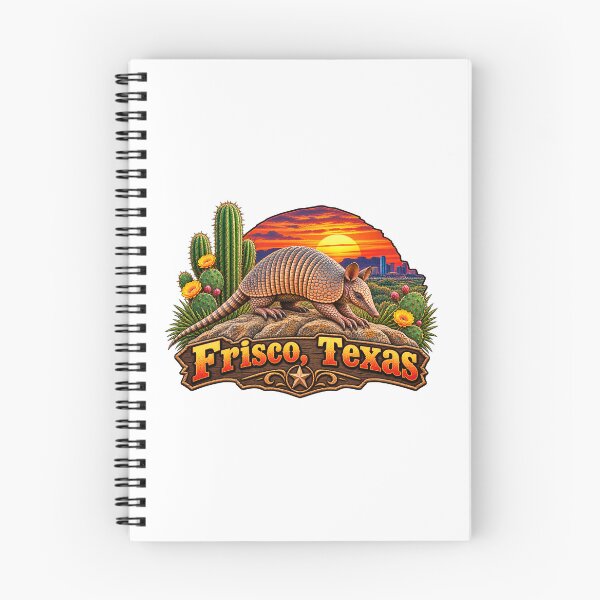 Artikelvorschau, This is a design for Frisco, Texas with an Armadillo entworfen und verkauft von RBBeachDesigns.