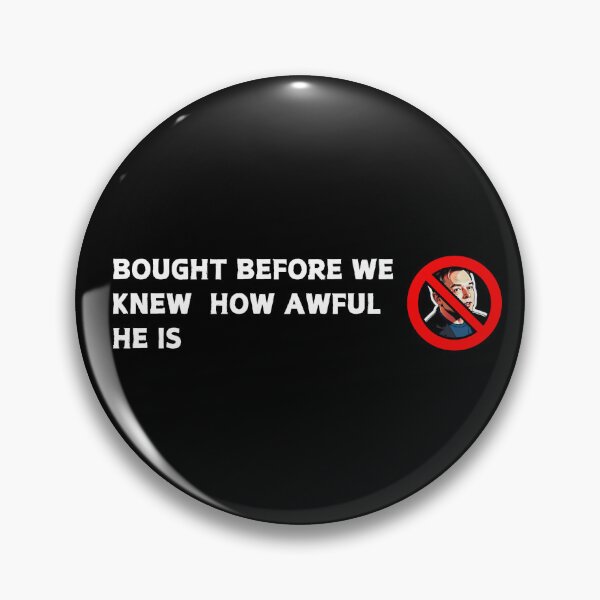 Item preview, Bought It Before We Knew – Tesla Anti Elon designed and sold by CapriCreatives.