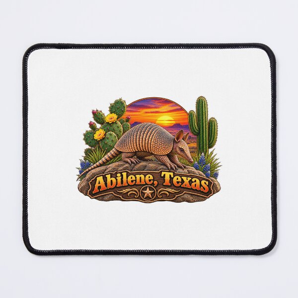 Artikelvorschau, This is a design for Abliene, Texas with an Armadillo entworfen und verkauft von RBBeachDesigns.