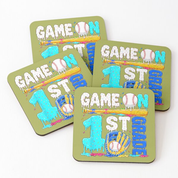 Item preview, Game On 1st Grade Baseball Drip Ice Cream Back to School_2 designed and sold by melodycook.