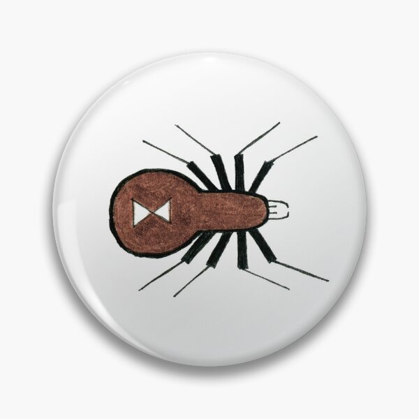 Item preview, Brown Spider Illustration  Stylized Insect Art designed and sold by Ihor Ivanov.