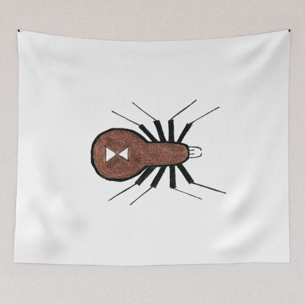 Item preview, Brown Spider Illustration  Stylized Insect Art designed and sold by Ihor Ivanov.