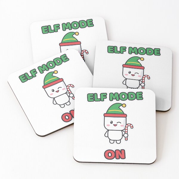 Item preview, Elf Mode On - Cute Elf Marshmallow Pip Christmas designed and sold by BiMood.