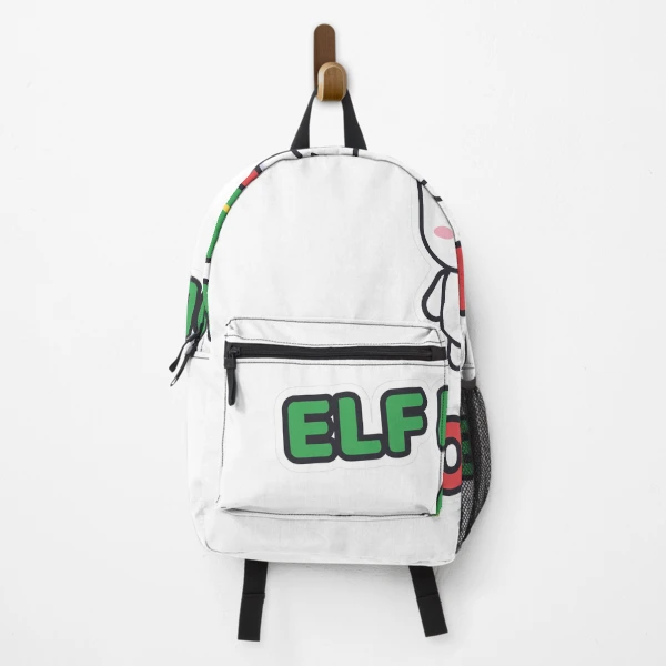 Elf Mode On - Cute Elf Marshmallow Pip Christmas — Backpack by BiMood