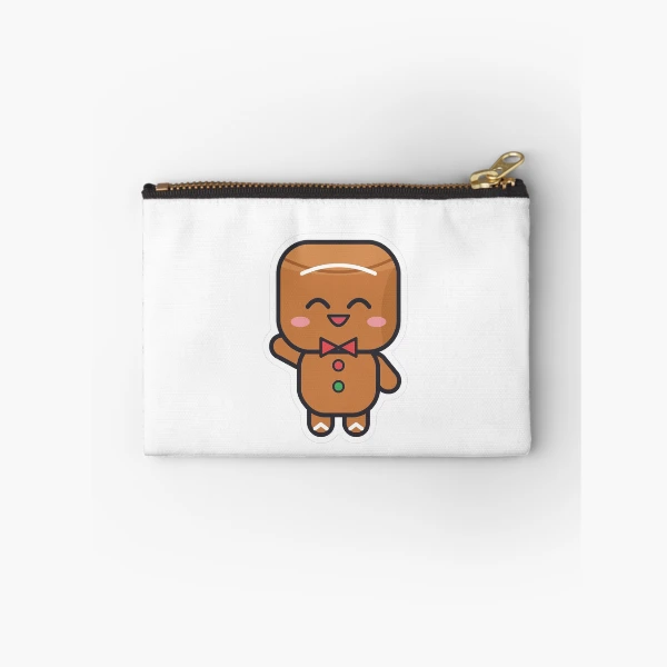 Holiday Baking Crew - Gingerbread Marshmallow Pip — Zipper Pouch by BiMood