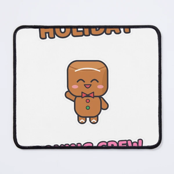 Holiday Baking Crew - Gingerbread Marshmallow Pip — Mouse Pad by BiMood