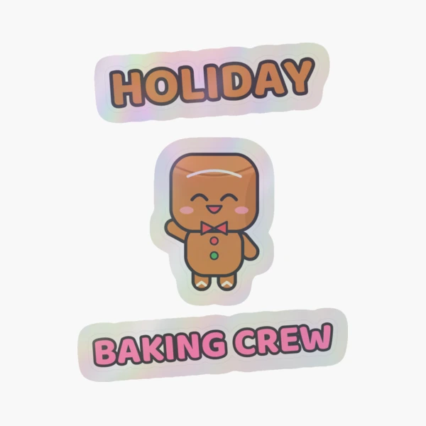 Holiday Baking Crew - Gingerbread Marshmallow Pip — Sticker by BiMood