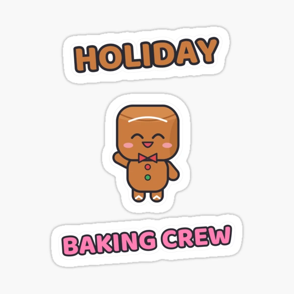Holiday Baking Crew - Gingerbread Marshmallow Pip — Sticker by BiMood