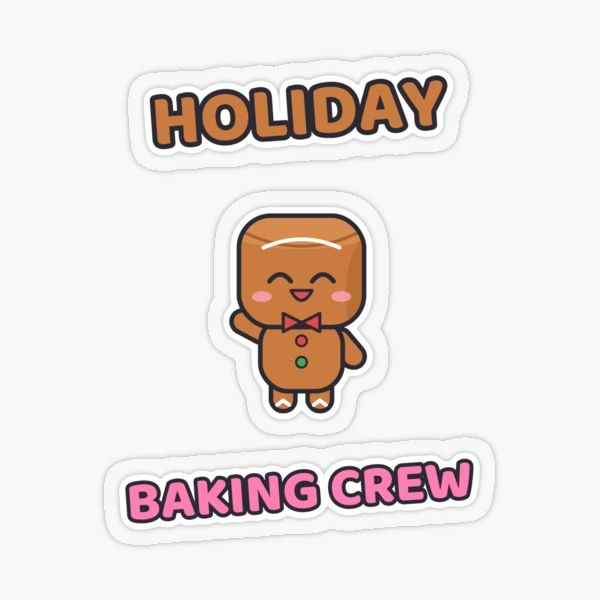 Holiday Baking Crew - Gingerbread Marshmallow Pip — Sticker by BiMood