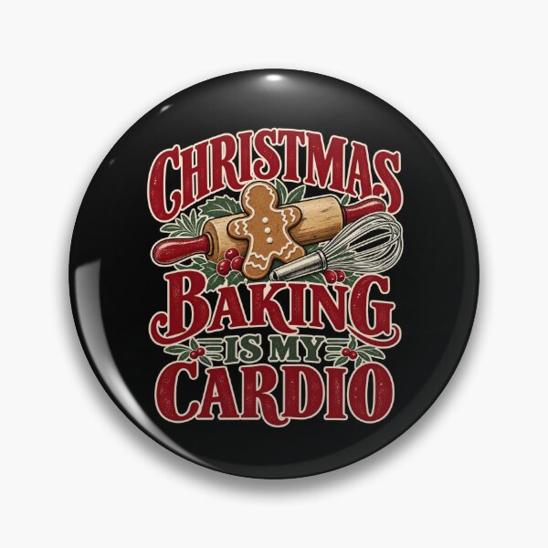 Item preview, Christmas Baking Is My Cardio designed and sold by Good Mood Foundry.