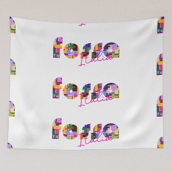 Item preview, Fossa, Aquila, Italy, Italia, colorful typography design for travellers designed and sold by Wanderful-roads.