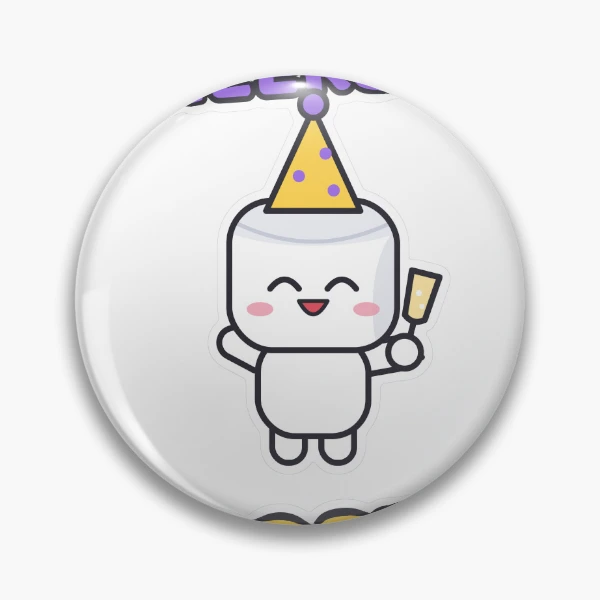 Cheers to 2027 - Party Marshmallow Pip New Year — Pin by BiMood