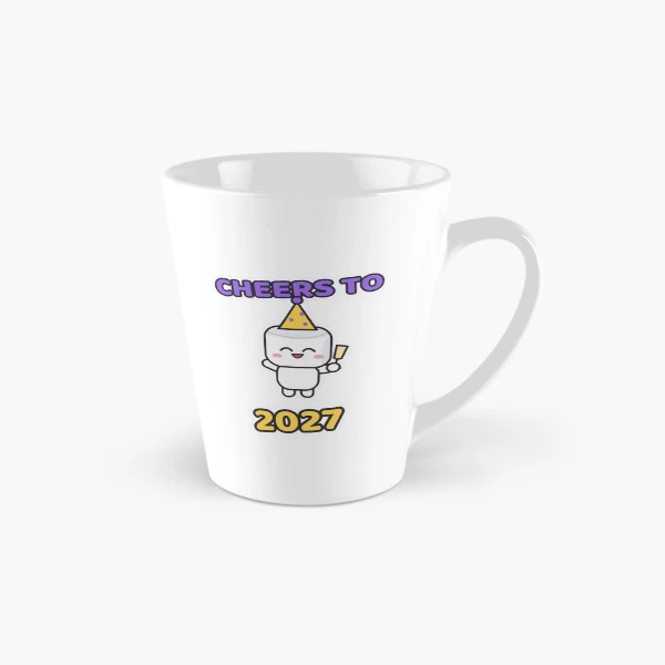Cheers to 2027 - Party Marshmallow Pip New Year — Classic Mug by BiMood