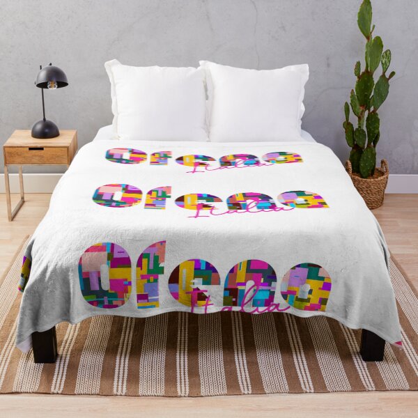Item preview, Ofena, Aquila, Italy, Italia, colorful typography design for travellers designed and sold by Wanderful-roads.