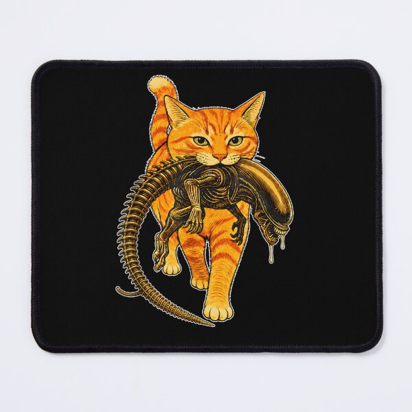 Item preview, Cat Carrying Alien Halloween designed and sold by studiopekepeke.