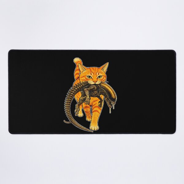 Item preview, Cat Carrying Alien Halloween designed and sold by studiopekepeke.