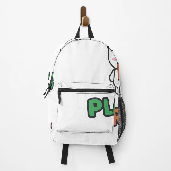 Plant Parent - Cute Marshmallow Pip with a Plant — Backpack by BiMood