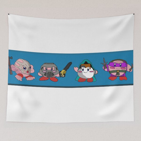Item preview, kirby fan art designed and sold by retro_hobbie_shop.