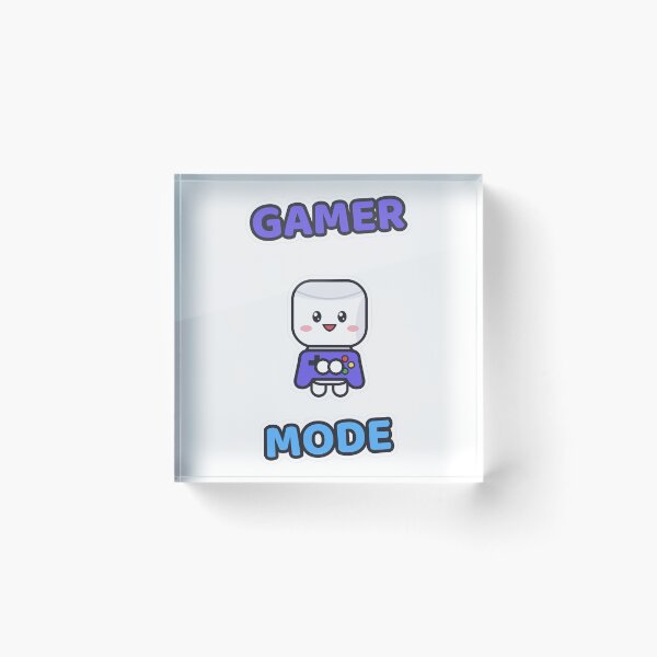 Item preview, Gamer Mode - Cute Marshmallow Pip with a Controller designed and sold by BiMood.