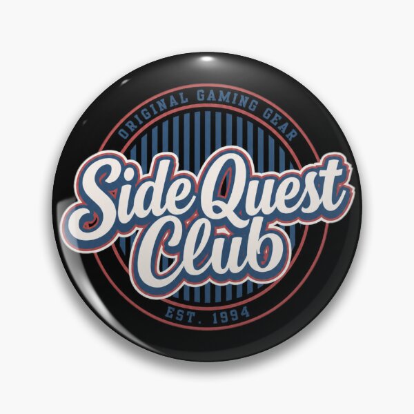 Item preview, Side Quest Club Retro Gaming Badge  designed and sold by Nol1ytv.