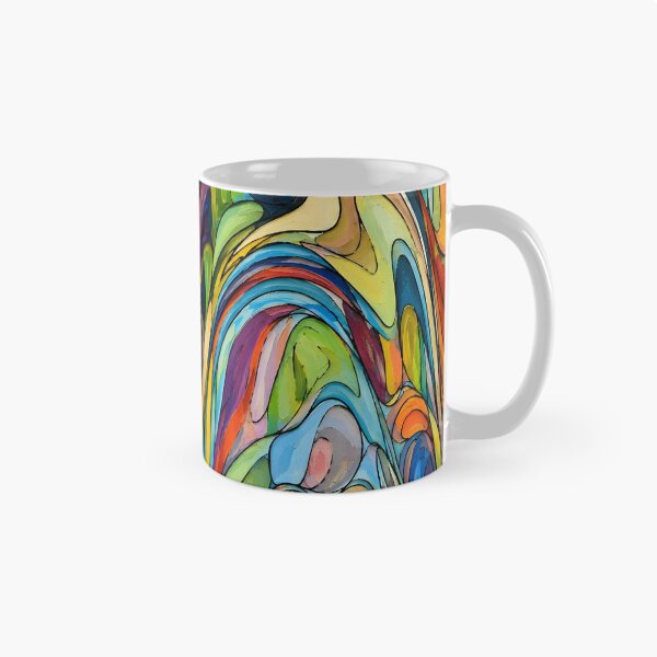 Item preview, Rainbow Abstract Flower Fountain designed and sold by O'clock Vibes.