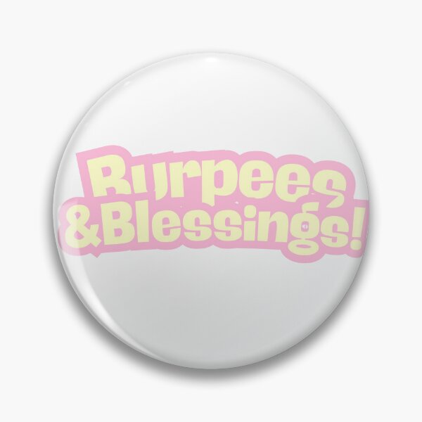 Artikelvorschau, Burpees & Blessings! entworfen und verkauft von Pixelpenguin23.
