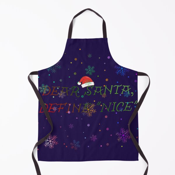 Item preview, Dear Santa Define Nice Funny Christmas Quote Snowflakes designed and sold by SolutionsArt.