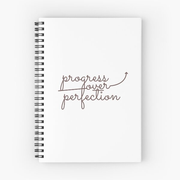 Item preview, Progress Over Perfection Motivational Quote Minimalist Typography designed and sold by kuboyashi.