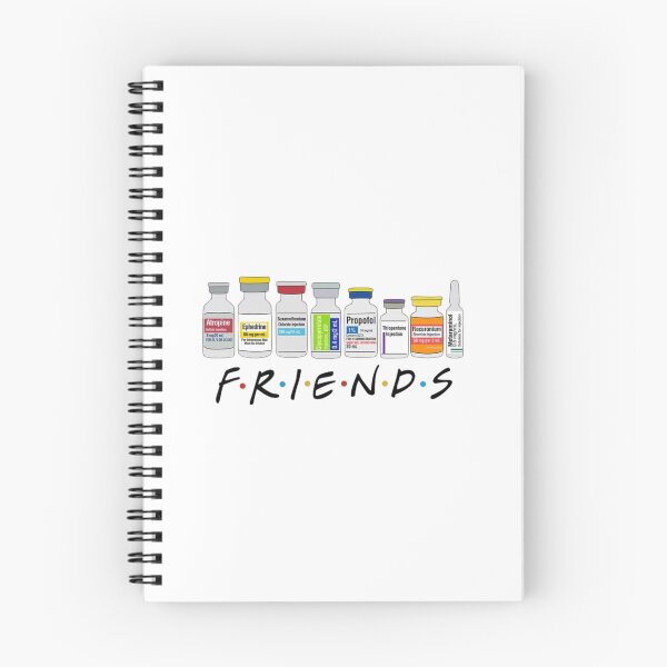Item preview, Anesthesia Friends Parody Design designed and sold by AandBCollective.
