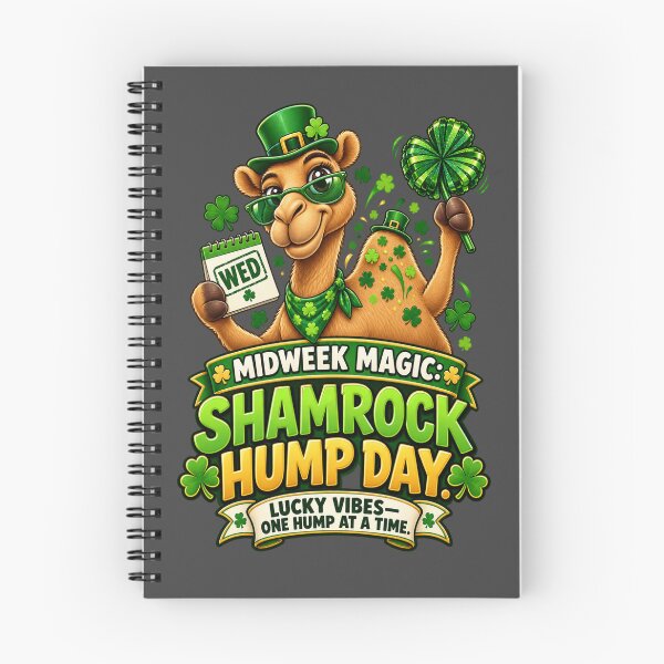 Item preview, Midweek Magic Shamrock Hump Day Camel Design – Funny Irish St. Patrick's Day Graphic T-Shirt designed and sold by Camel & Quirk.