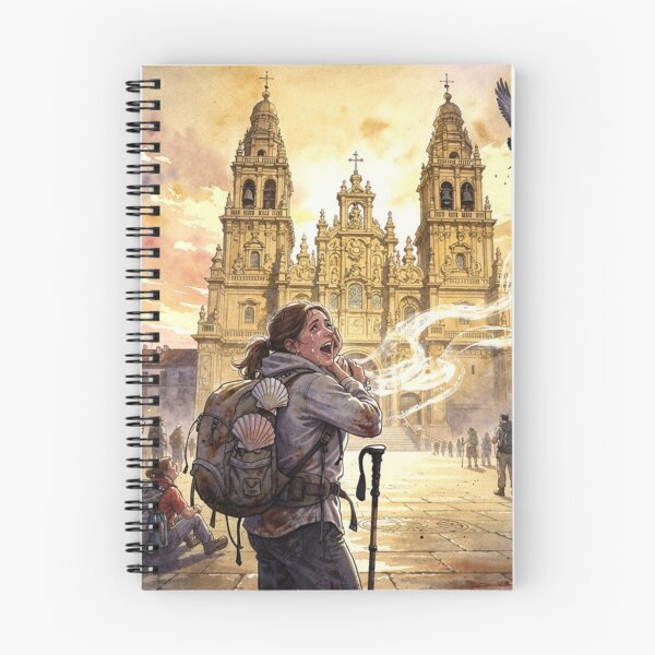 Artikelvorschau, Der heilige Jakobus von Compostela, Ankunft der Pilger entworfen und verkauft von jefboutique6150.