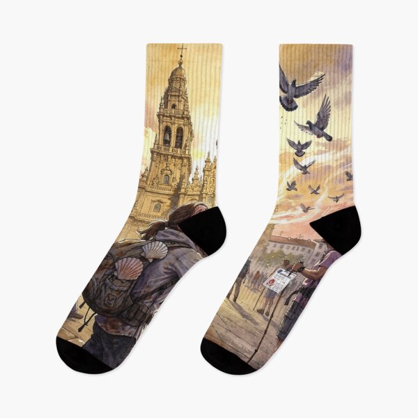 Item preview, Saint James of Compostela, arrival of the pilgrims designed and sold by jefboutique6150.