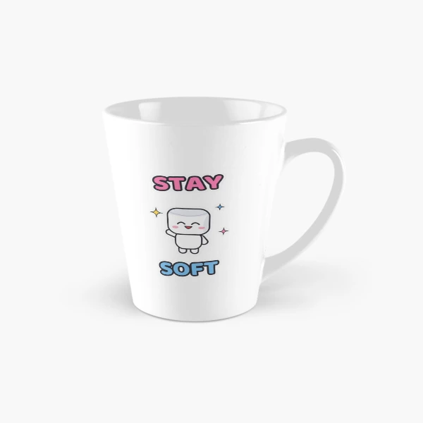 Stay Soft - Cute Happy Marshmallow Pip — Classic Mug by BiMood