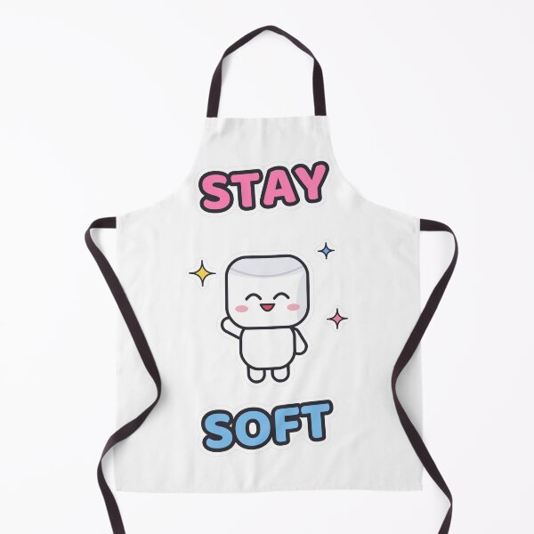 Item preview, Stay Soft - Cute Happy Marshmallow Pip designed and sold by BiMood.