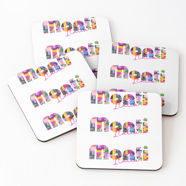 Item preview, Monti, Sardegna, Italy, Italia, colorful typography design for travellers designed and sold by Wanderful-roads.