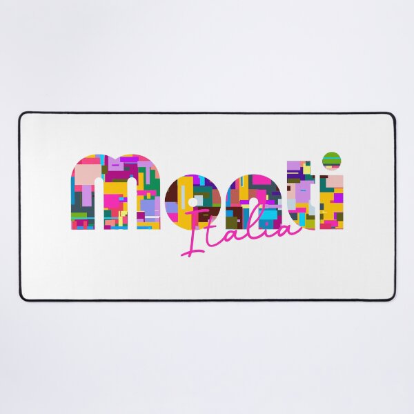 Item preview, Monti, Sardegna, Italy, Italia, colorful typography design for travellers designed and sold by Wanderful-roads.