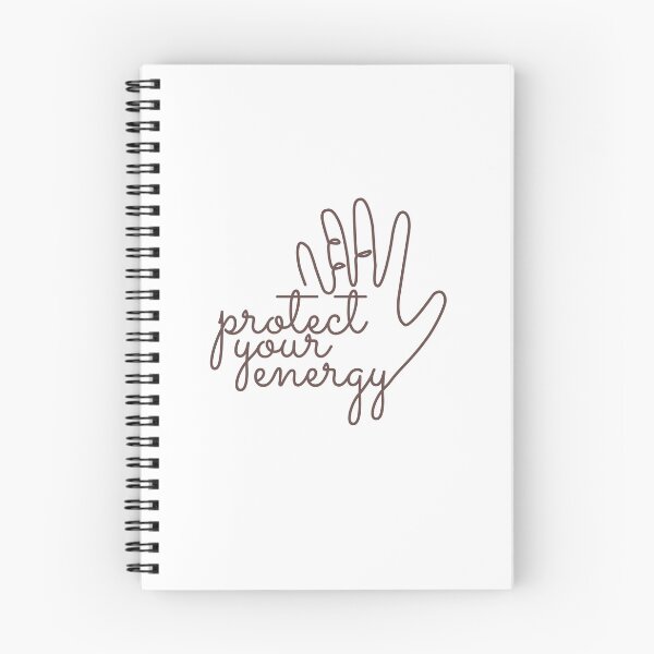Item preview, Protect Your Energy Minimalist Hand Line Art Positive Vibes designed and sold by kuboyashi.