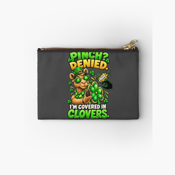 Item preview, Pinch Denied I'm Covered in Clovers St Patrick's Day – Funny Irish St. Patrick's Day Graphic T-Shirt designed and sold by Camel & Quirk.