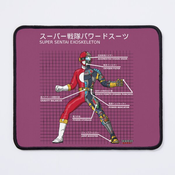 Item preview, Super Sentai Exoskeleton designed and sold by Nerdious.
