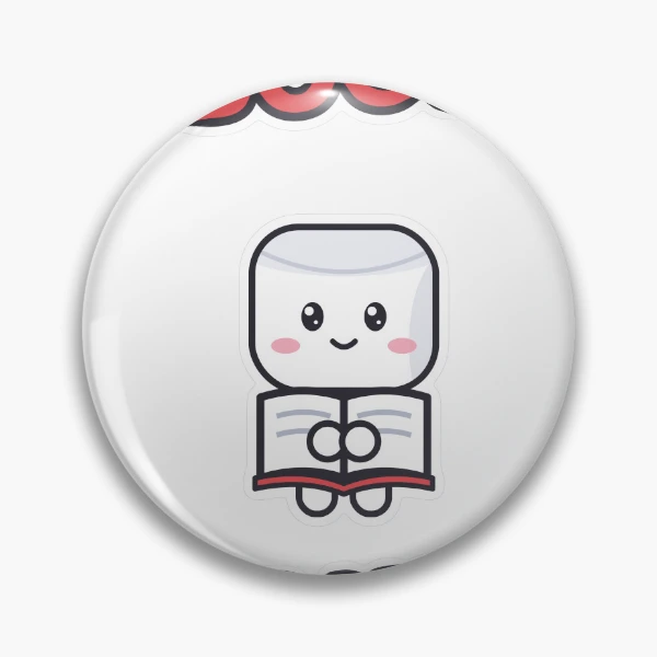 Book Club - Cute Marshmallow Pip Reading a Book — Pin by BiMood