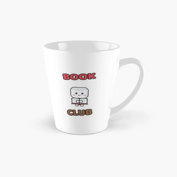 Book Club - Cute Marshmallow Pip Reading a Book — Classic Mug by BiMood