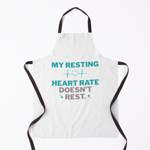 Item preview, My Resting Heart Rate Doesnt Rest Teal Grey Font Heartbeat Meme designed and sold by kristy1003.