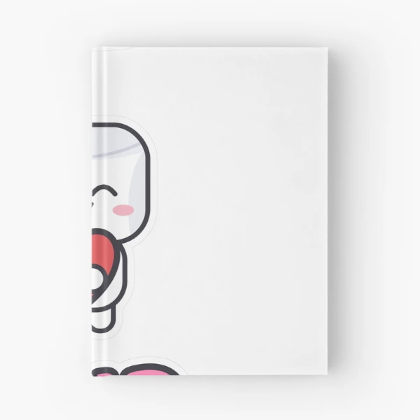 Be Kind - Cute Marshmallow Pip Holding a Heart — Spiral Notebook by BiMood