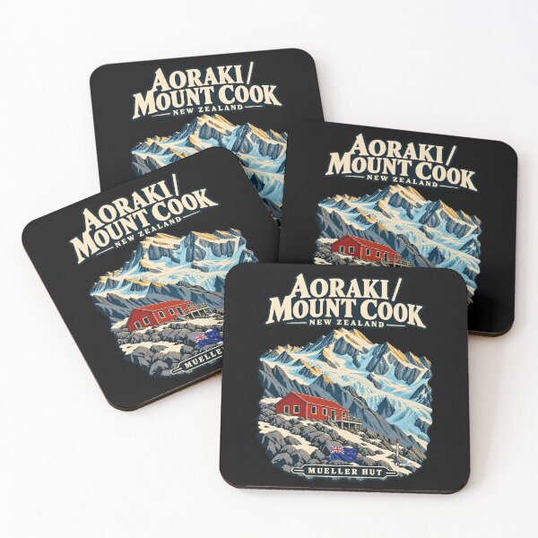 Artikelvorschau, Mueller Hut Mount Cook Sunset entworfen und verkauft von EvergreenPark - Tee Studio.